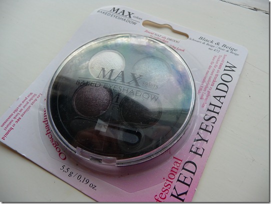 MAX – Baked eyeshadow 472 Black & Beige