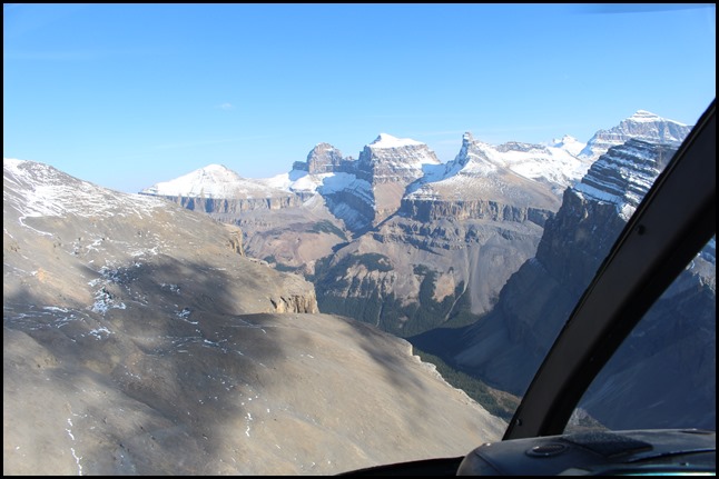 helikopter vlucht Canada Rocky Mountains kosten budget dollar euro blog tips 